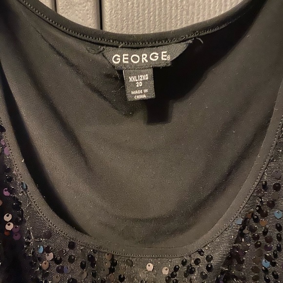 Black Sequin Tank - Picture 2 of 3